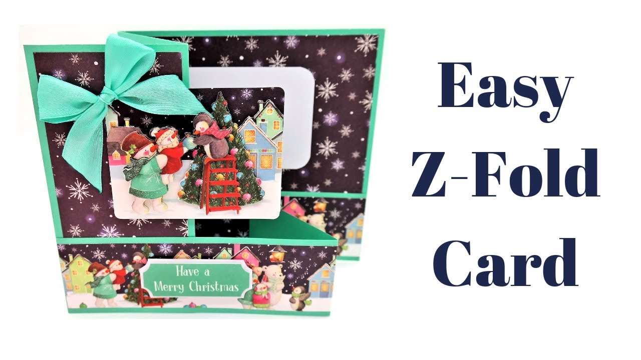 Z Fold Card | Christmas Workshop 2018