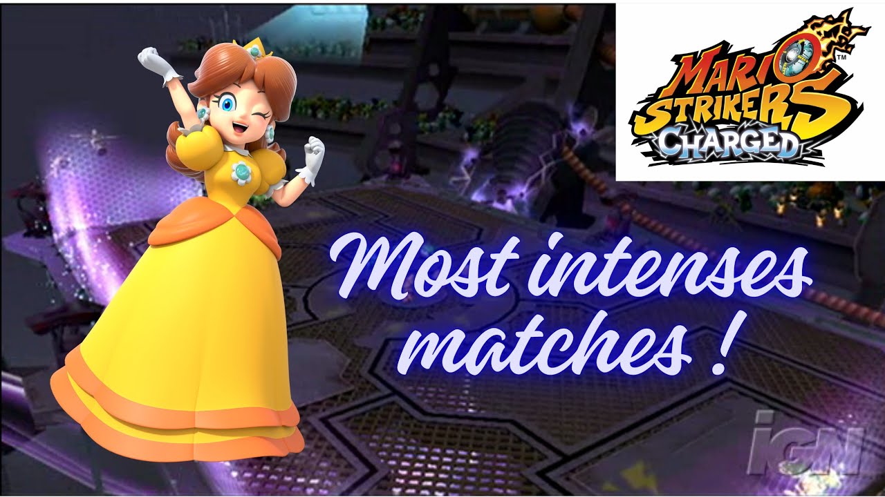 Most intenses soccer matches ! Mario Strikers Charged Livestream #4