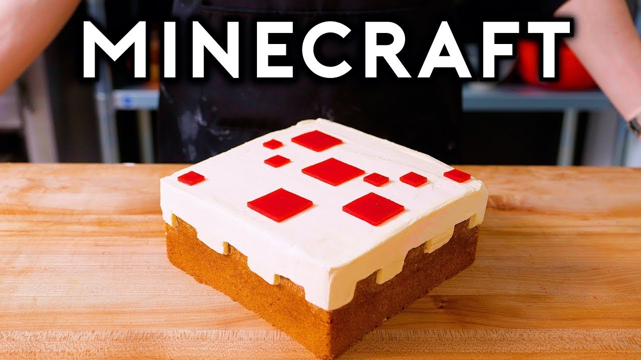 Торт в стиле Minecraft | Аркада с Элвином