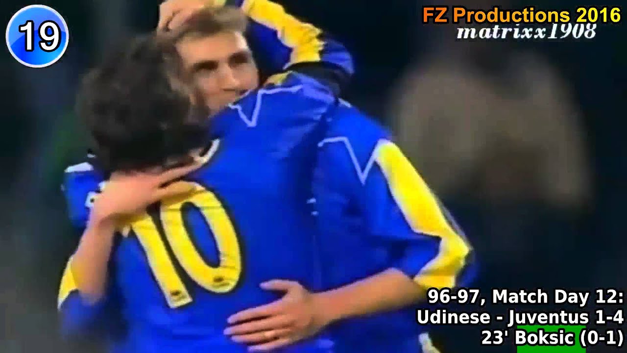 Alen Boksic - 34 goals in Serie A (Lazio, Juventus 1993-2000)