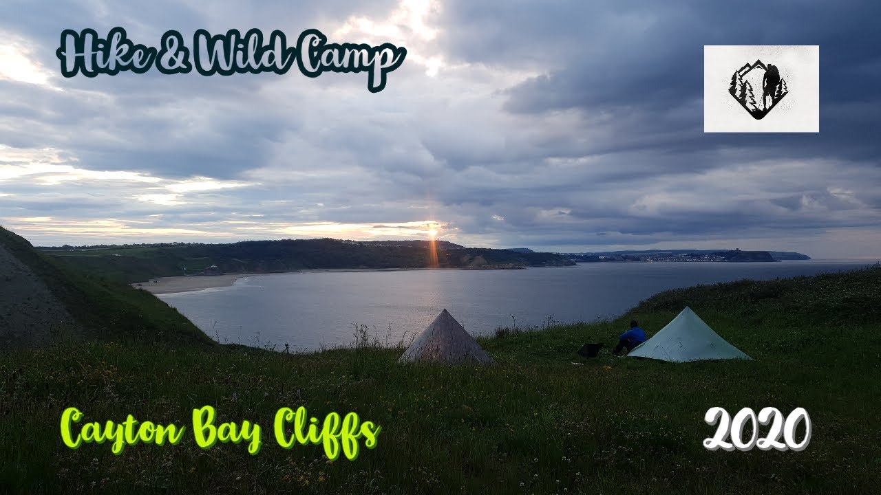 Hike & Wild Camp Cayton Bay Cliffs East Coast 2020