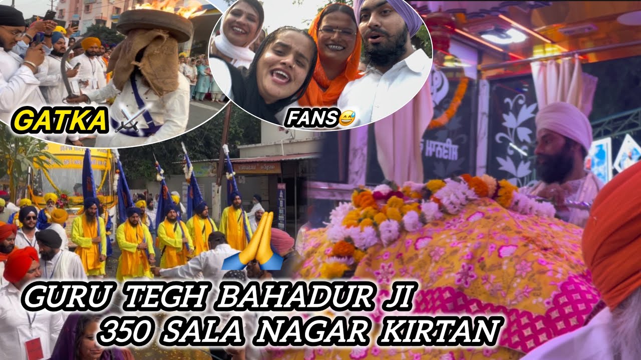 7 Year Ke Bad Bilimora Nagar Kirtan🙏⚔️ #gurutegbahadarsahibji #youtube #nagarkirtan #vlog 