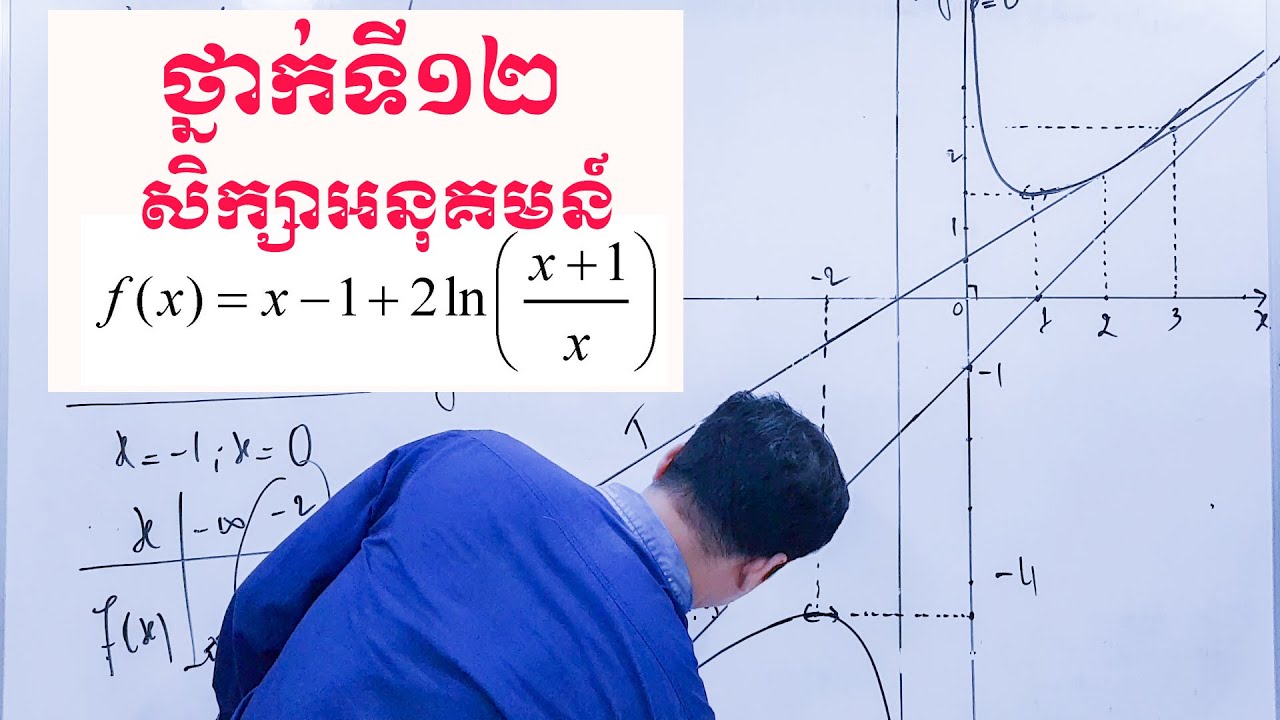 សិក្សាអនុគមន៍លោការីត ( គណិតវិទ្យាថ្នាក់ទី ១២ math grade 12 )