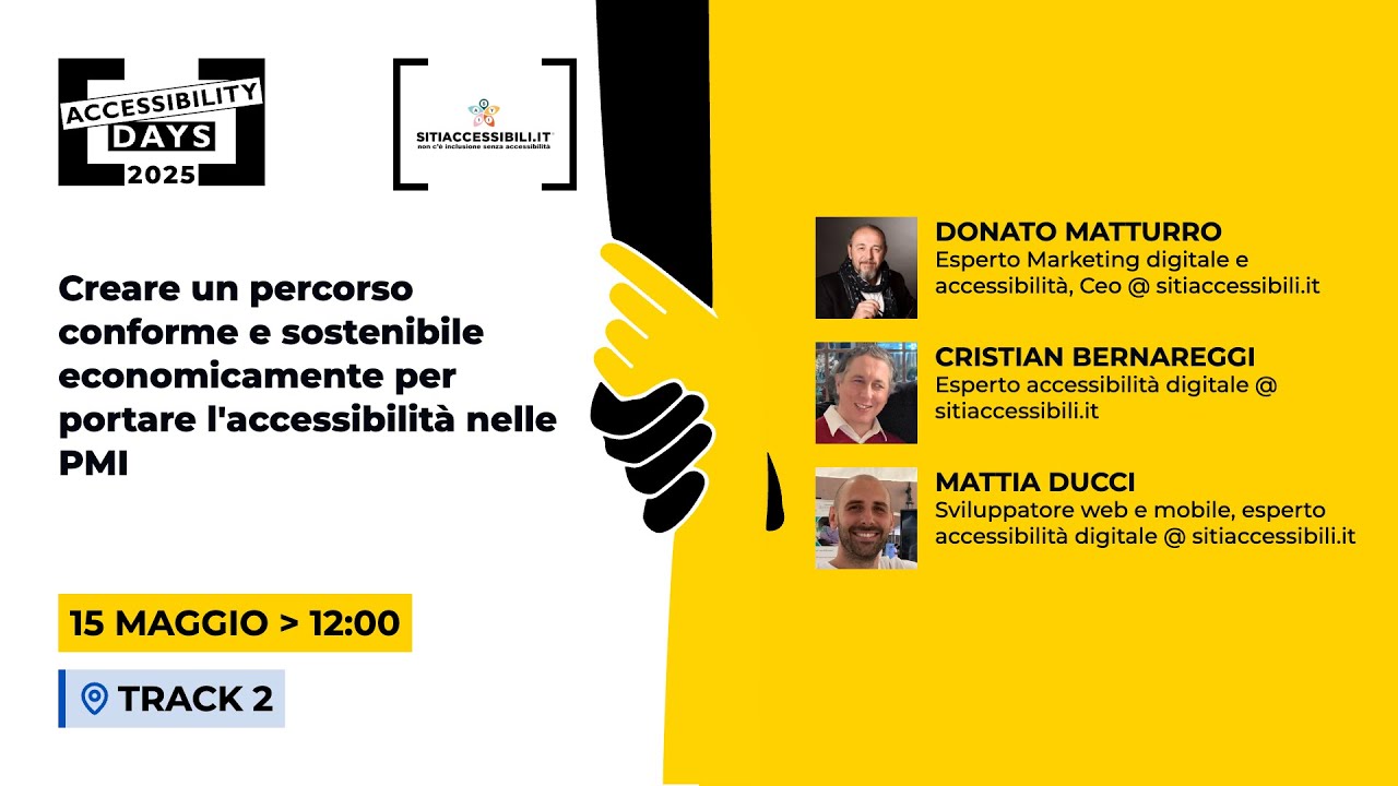 Creare un percorso conforme e sostenibile economicamente per portare l'accessibilità nelle PMI