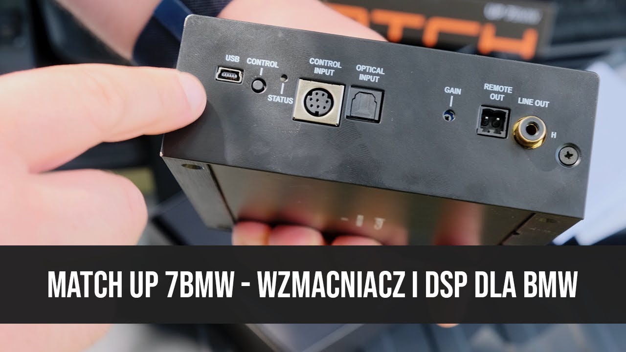 👉 Match UP 7BMW - wzmacniacz z DSP dla BMW Hifi