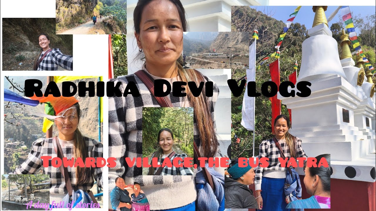 Nepal Me Super Bus Ki Yatra Gaon Ghar Jane K Liye || @radhiii41 #nepal #yatra #chinaborderinnepal