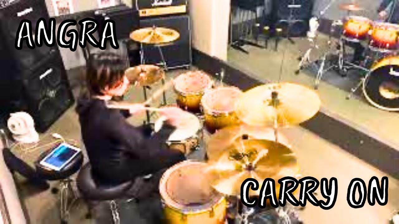 ANGRA - CARRY ON- Drum Cover