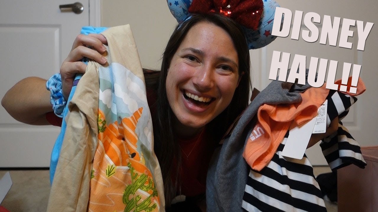 DISNEY HAUL + UNBOXING! | Ears, clothes, pins, and more!