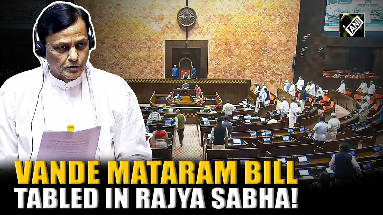 WATCH! MoS Nityanand Rai moves Vande Mataram Bill, 2026 for consideration and Passing in Rajya Sabha