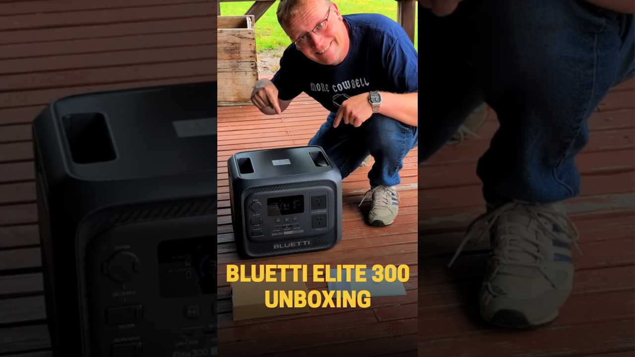 Распаковка Bluetti Elite 300 &mdash; огромная мощность в компактном устройстве.