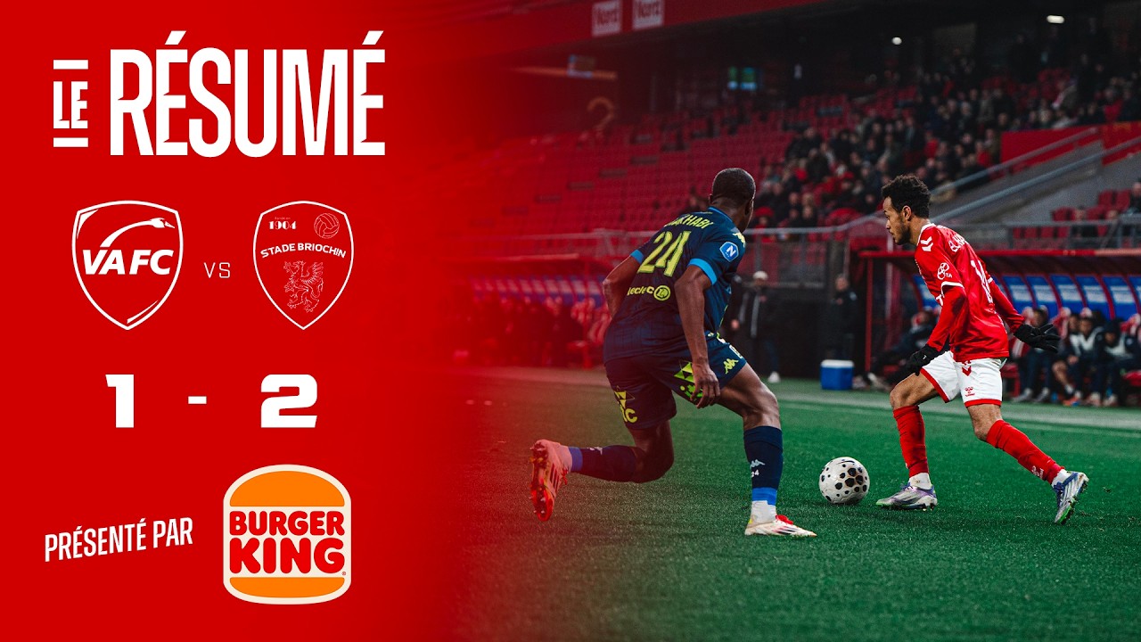🎥 VAFC 1-2 Stade Briochin : le résumé vidéo
