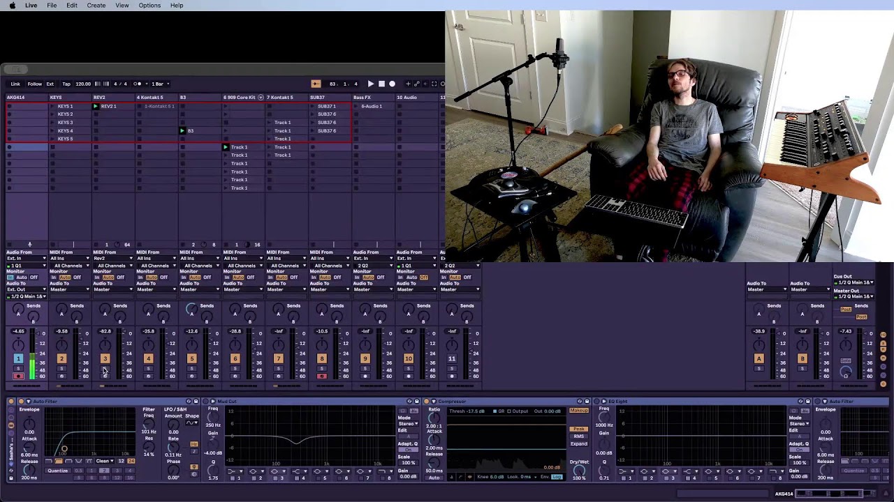 Live music production.  Remix of a classic.