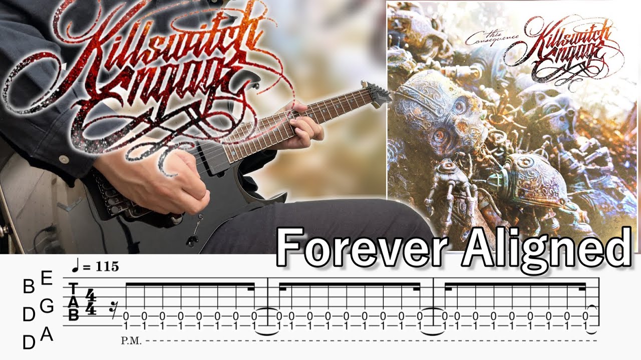 Forever Aligned  /  Killswitch engage (screen TAB | Guitar lesson)