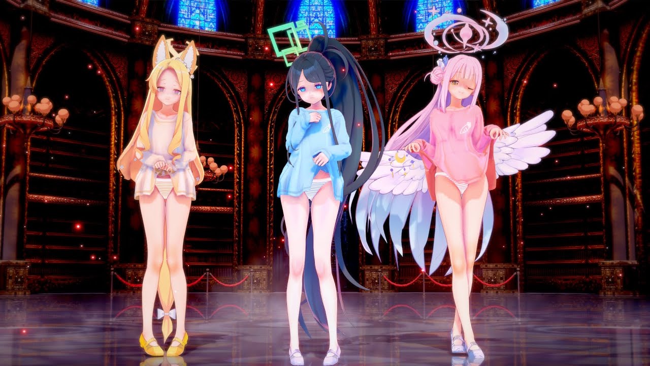 MMD - Blue Archive | friomise_9 Super Sonic