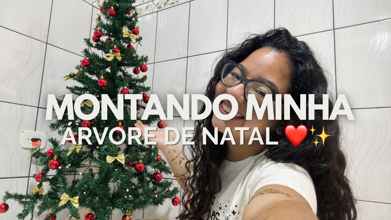 MORANDO SOZINHA | Montando a árvore de natal do mini lar ❤️❤️✨🎄