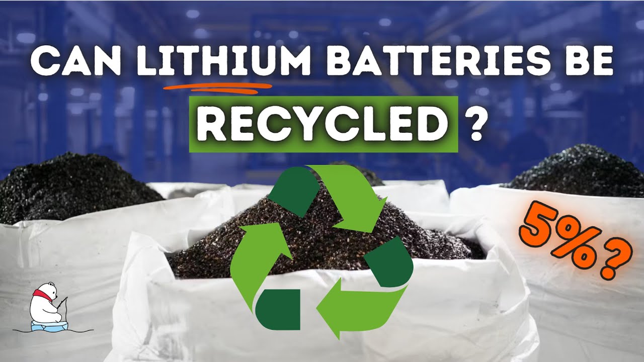 How can we recycle Lithium ion batteries?