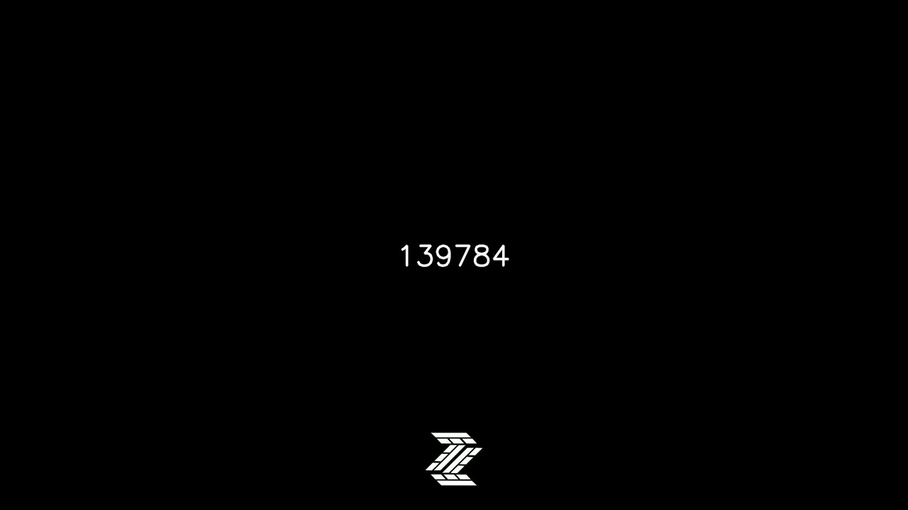 Countdown from 155,000 to 0 at 30 FPS | Engaging Visual Journey | timelyflow