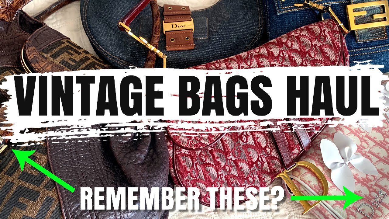 *HUGE* Luxury Vintage Bags HAUL - How To Find Iconic Designer Styles At The Best Prices!