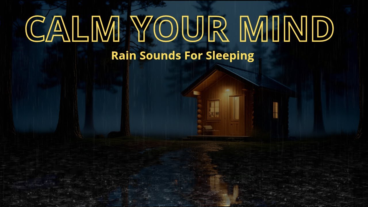 Night Rain Sounds for Sleeping – Relax, Calm & Fall Asleep Fast