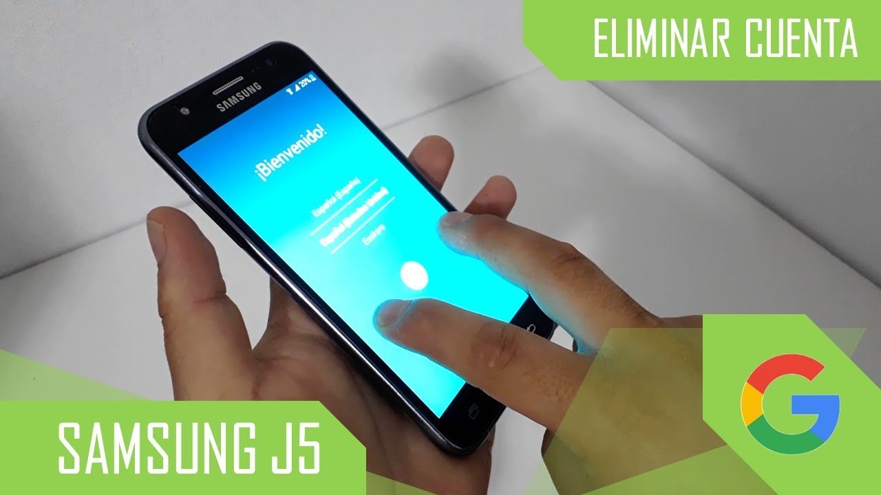 Eliminar Cuenta de Google Samsung Galaxy J5
