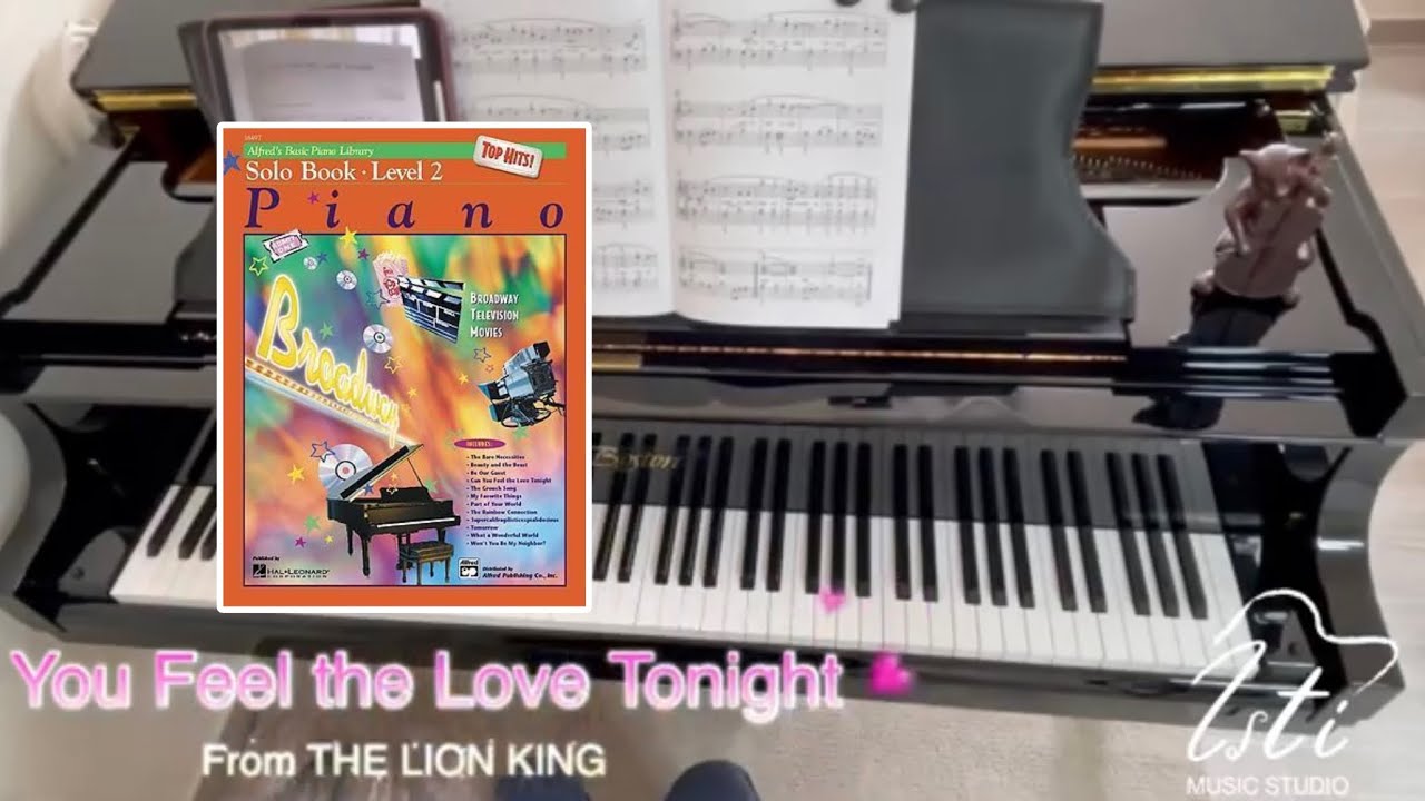 【Alfred’s Basic Piano Library Solo Book Level 2】Can you feel the Love Tonight | from The Lion King