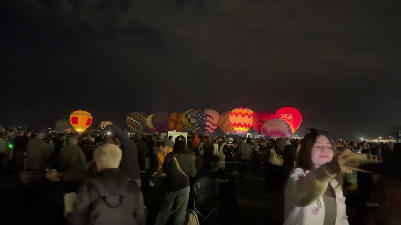 Baloon Fiesta Albuquerque 2025 al final lo mejor que verás y no te dirán del mejor espectáculo #NM