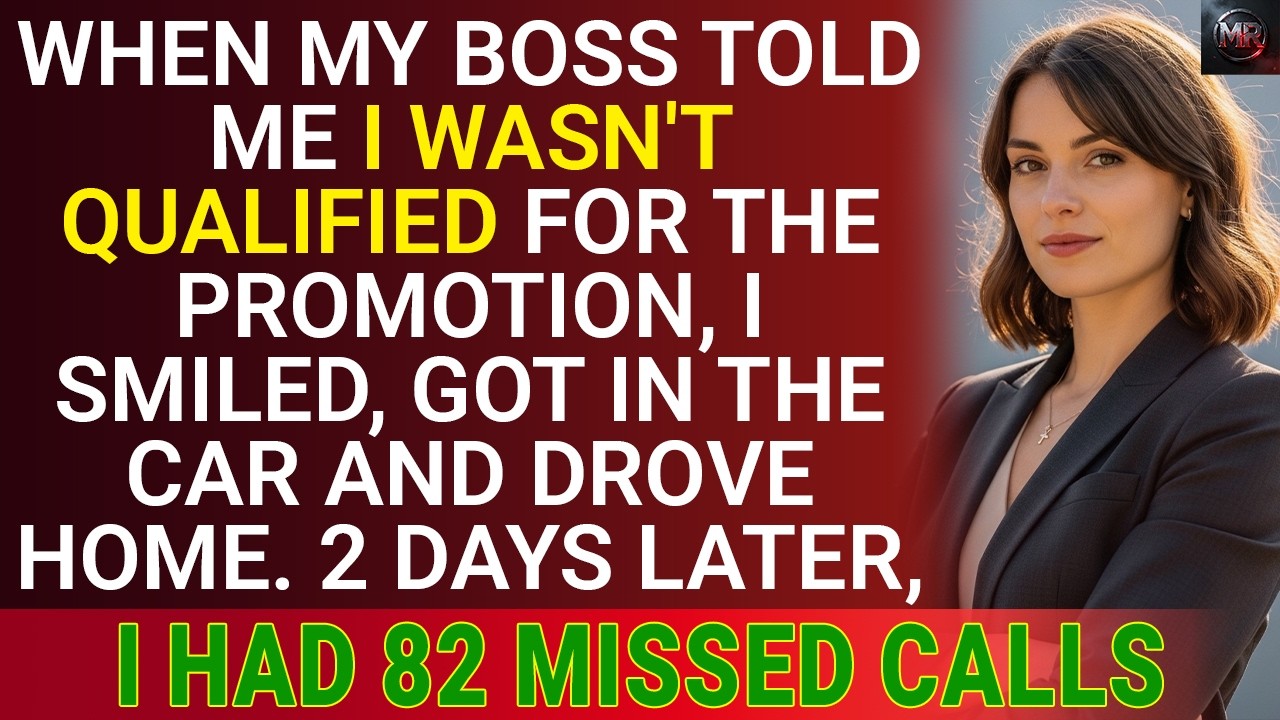 My Boss Said I Wasn't Ready for Promotion, So I Canceled My Notice....