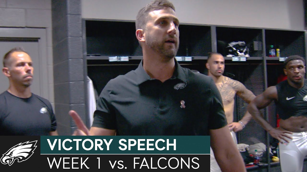 Nick Sirianni's Speech After First NFL Head Coaching Victory | Philadelphia Eagles