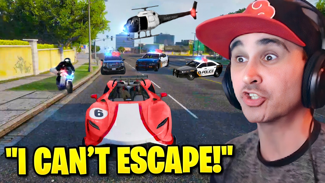 Summit1g's HUGE Mission Gets HECTIC After 20 Cops Chase Him in GTA Prodigy RP