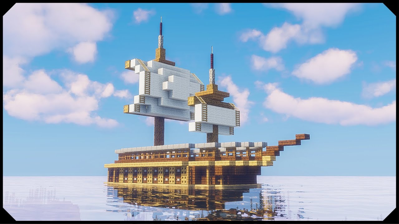 Minecraft: How to build a Ship [Tutorial]