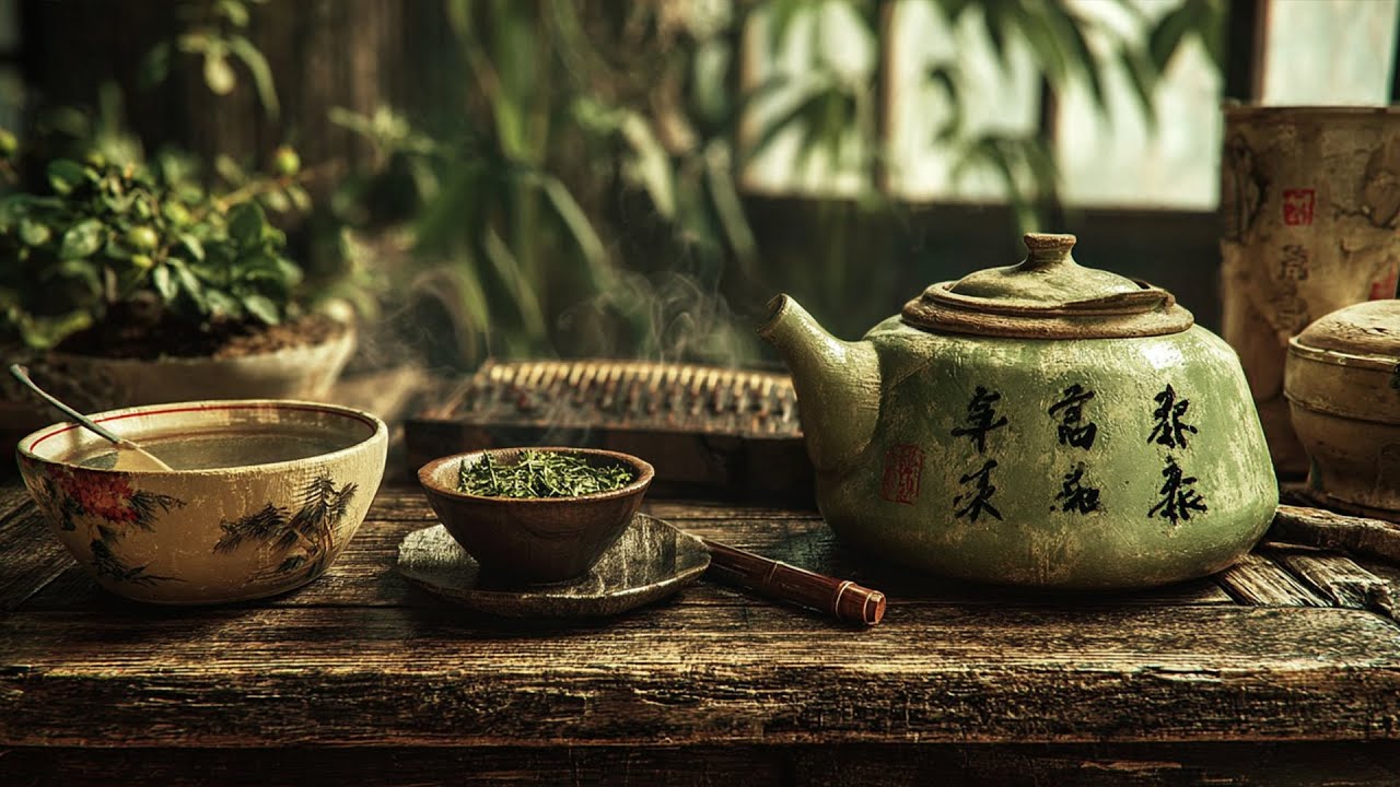 🫖 Tea by the Lake – Relaxing Asian Ambience with Tranquil Instrumentals