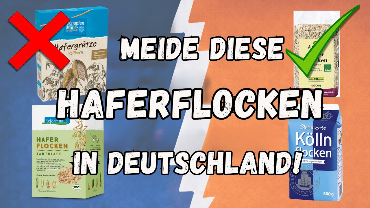 Haferflocken-Schock: 9 Marken versagen im Test 2026 &ndash; Schimmelpilzgifte & Glyphosat nachgewiesen