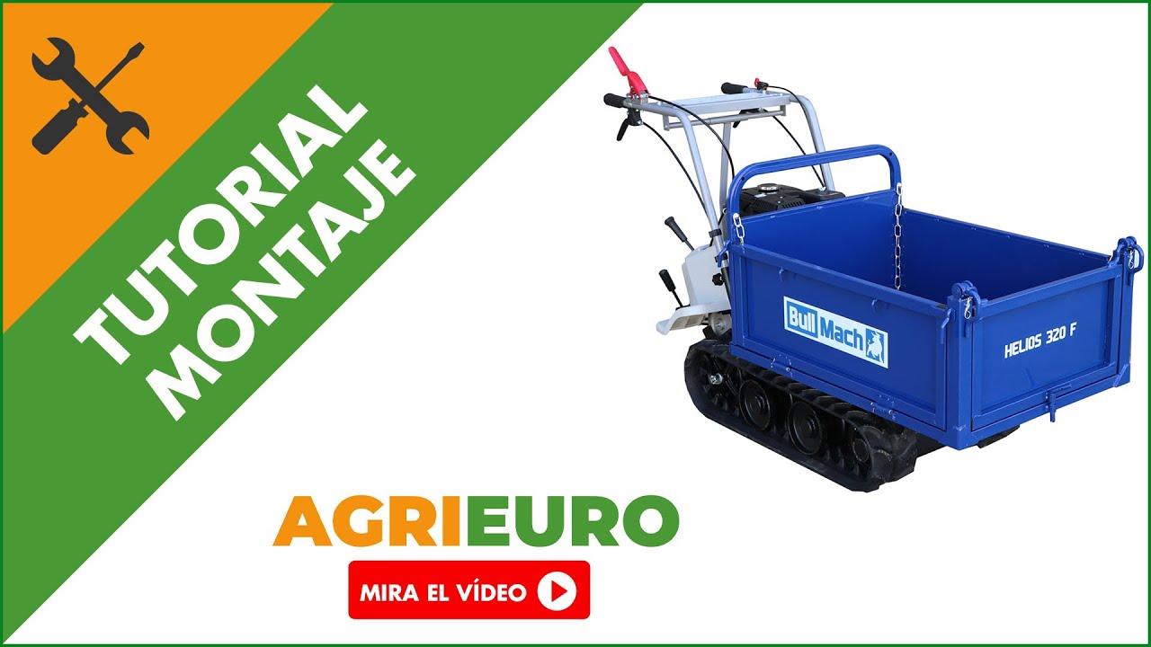 Carretilla con motor de orugas BullMach Helios 320 F con laterales plegables, carga 320 kg