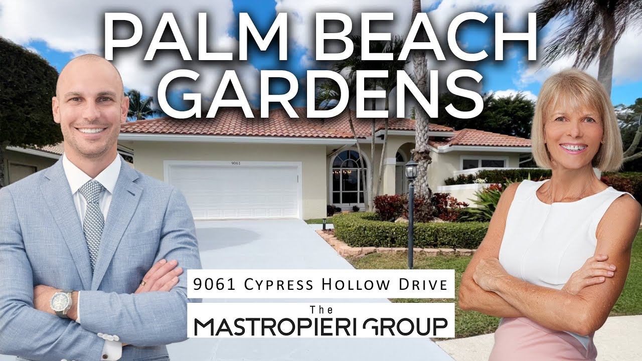 Palm Beach Gardens House Tour | Cypress Hollow | 9061 Cypress Hollow Dr