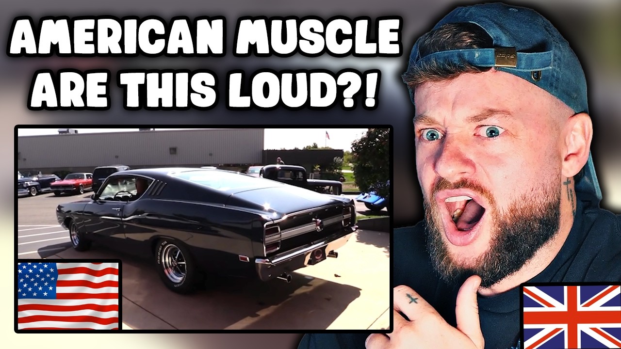 Brit Reacts to the SOUNDS of the Best American Muscle Cars!