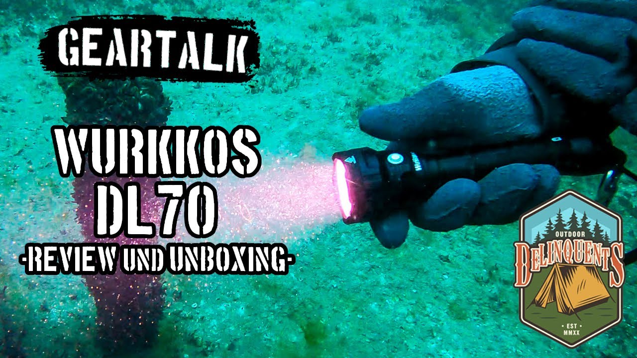 Geartalk: Wurkkos DL70 🔦Eine vollwertige Tauchlampe zum Budget-Preis?🤿 Review & Unboxing 📦