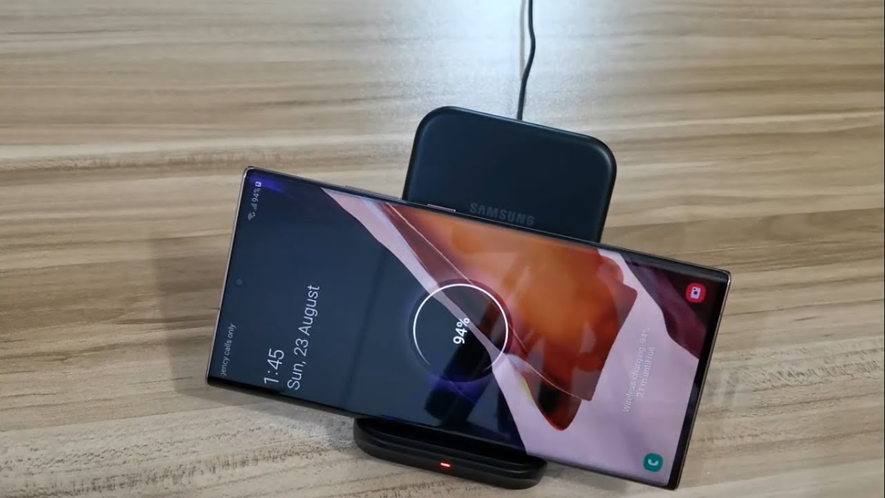 Samsung Wireless Charger Convertible 9w |  Galaxy Note 20 Ultra charging speed Test 0% - 100%