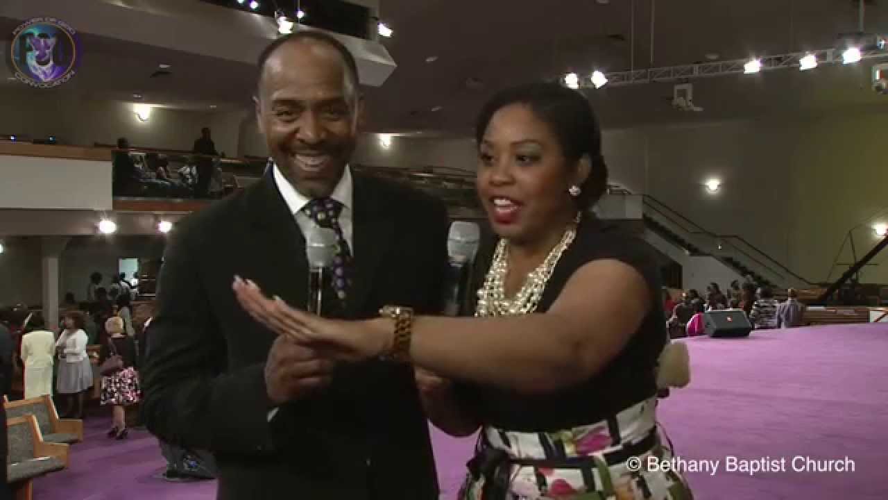 Bishop David G. Evans Post Service Interview at #‎POG15 with Angel Mobley