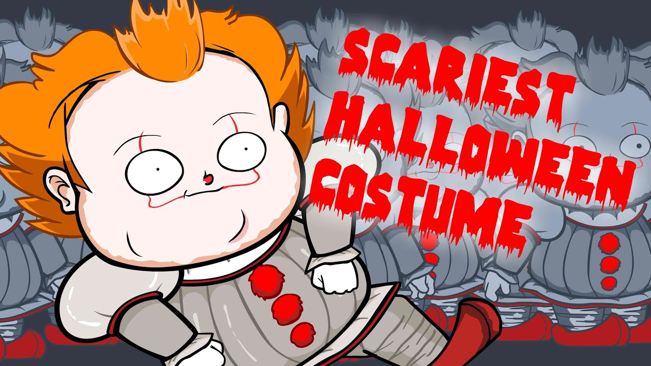 Gruseligstes Halloween Kost&uuml;m - Jester Cartoons