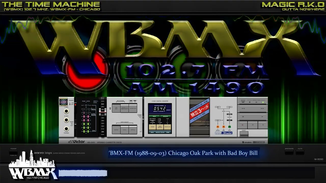 [WBMX] 102.7 Mhz, WBMX-FM (1988-09-03) Chicago Oak Park with Bad Boy Bill