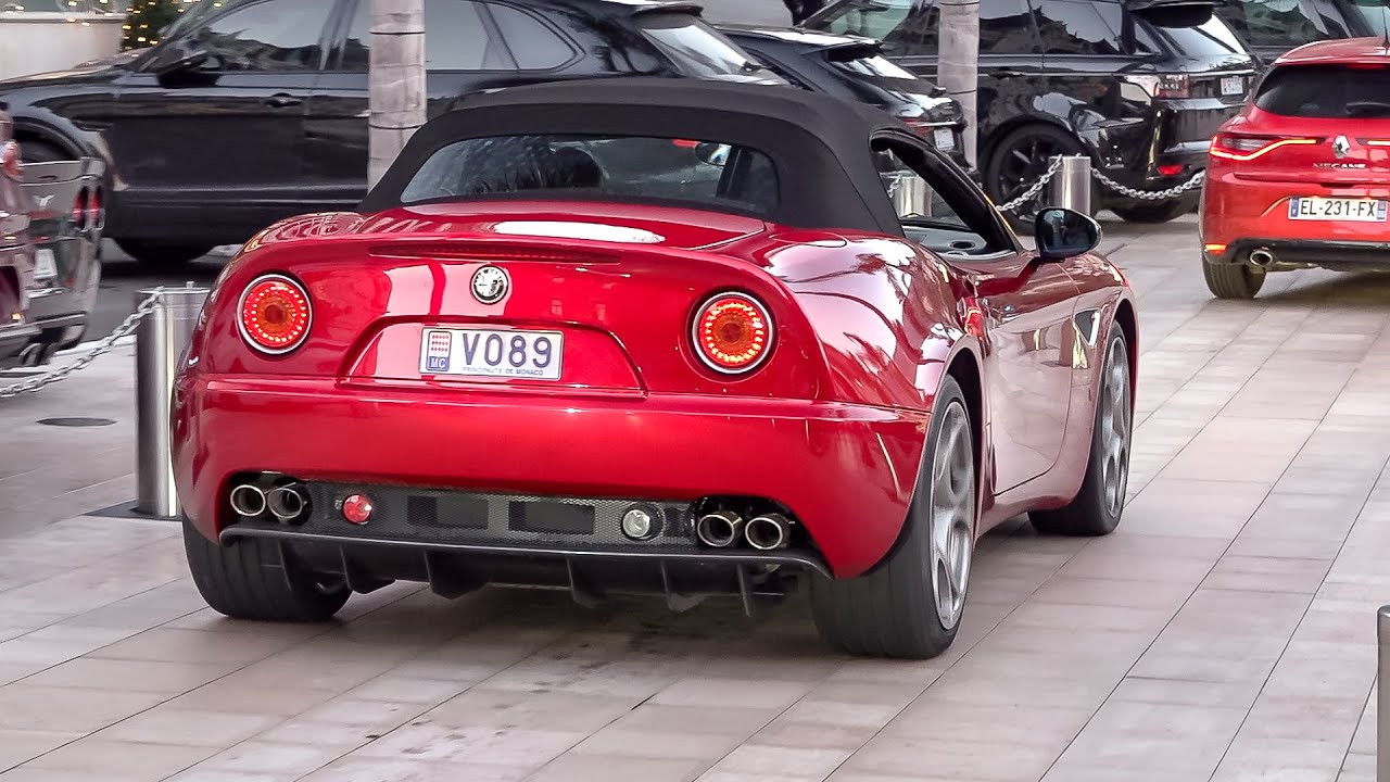 Alfa Romeo 8C Competizione - Lovely V8 Sounds !