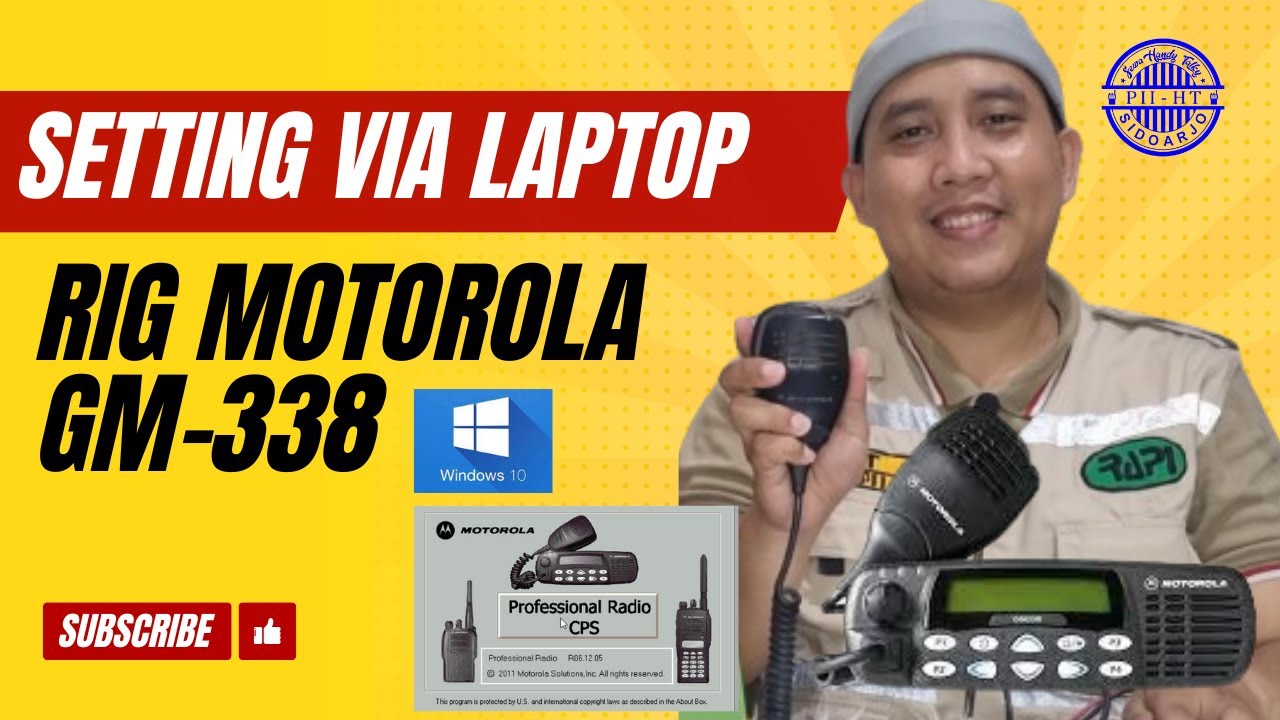 Setting & Pogram RIG MOTOROLA GM-338 pada Windows 10