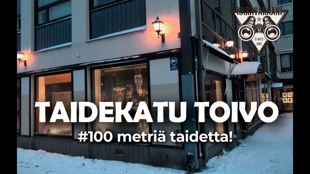 Taidekatu Toivo - 100 metriä taidetta kadulla - Kajaani | Kainuu