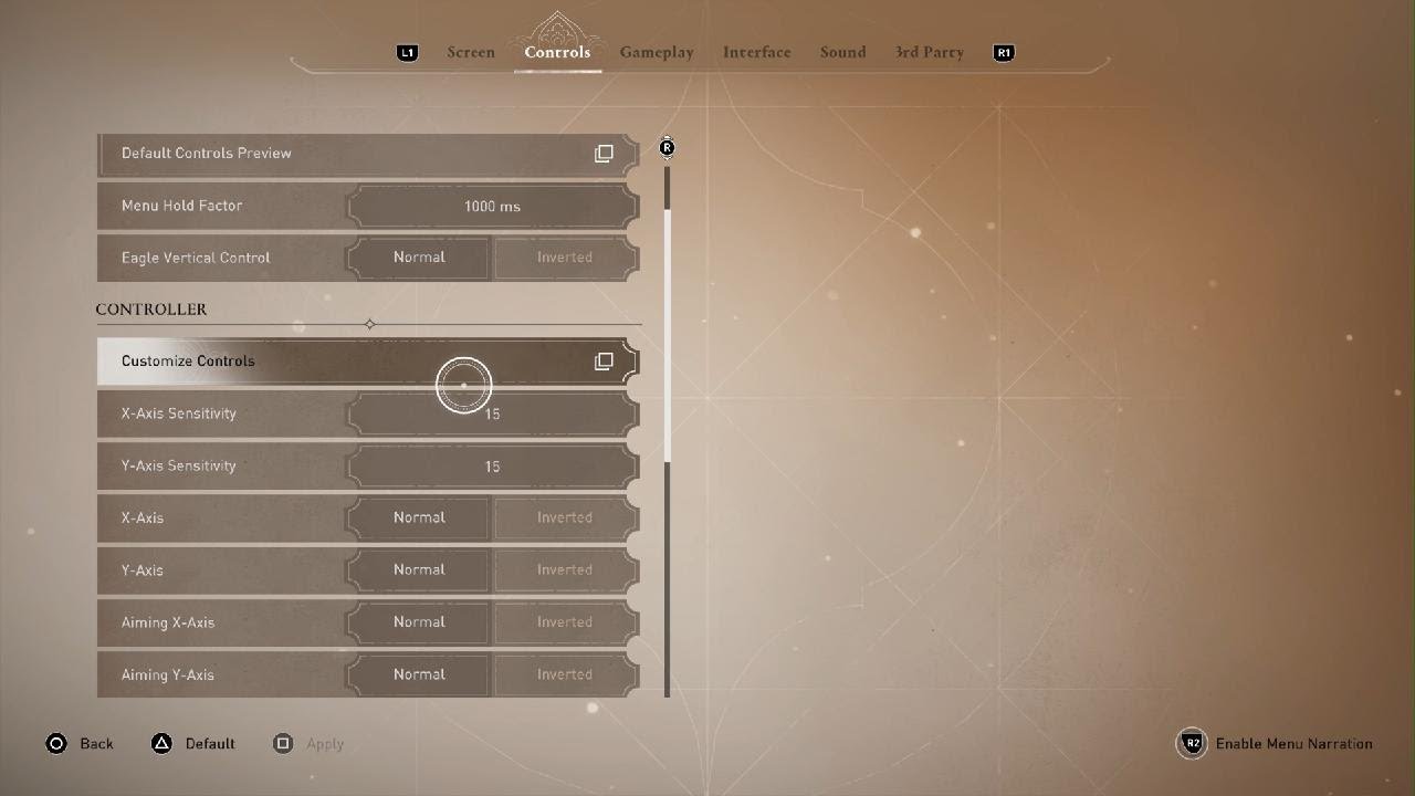 How to Have Classic AC controls AC Mirage