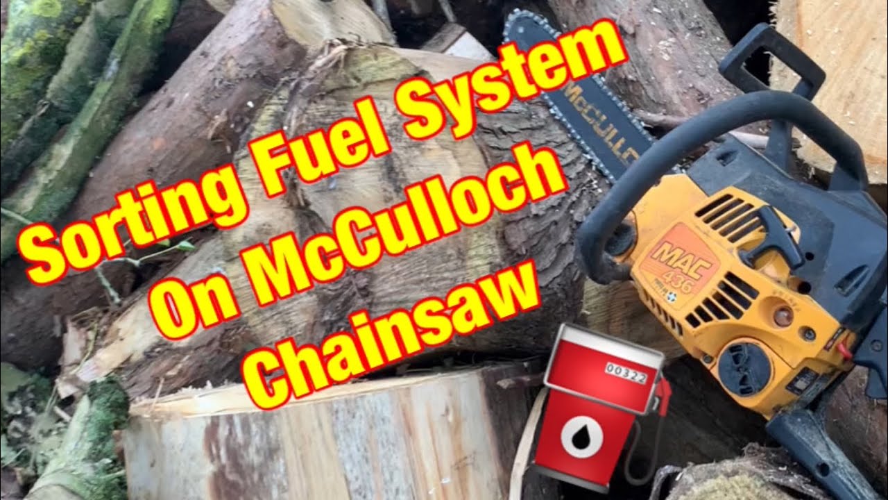 McCulloch Mac 436 Chainsaw ( Sorting out the fuel system ) ⛽️🪛🔧