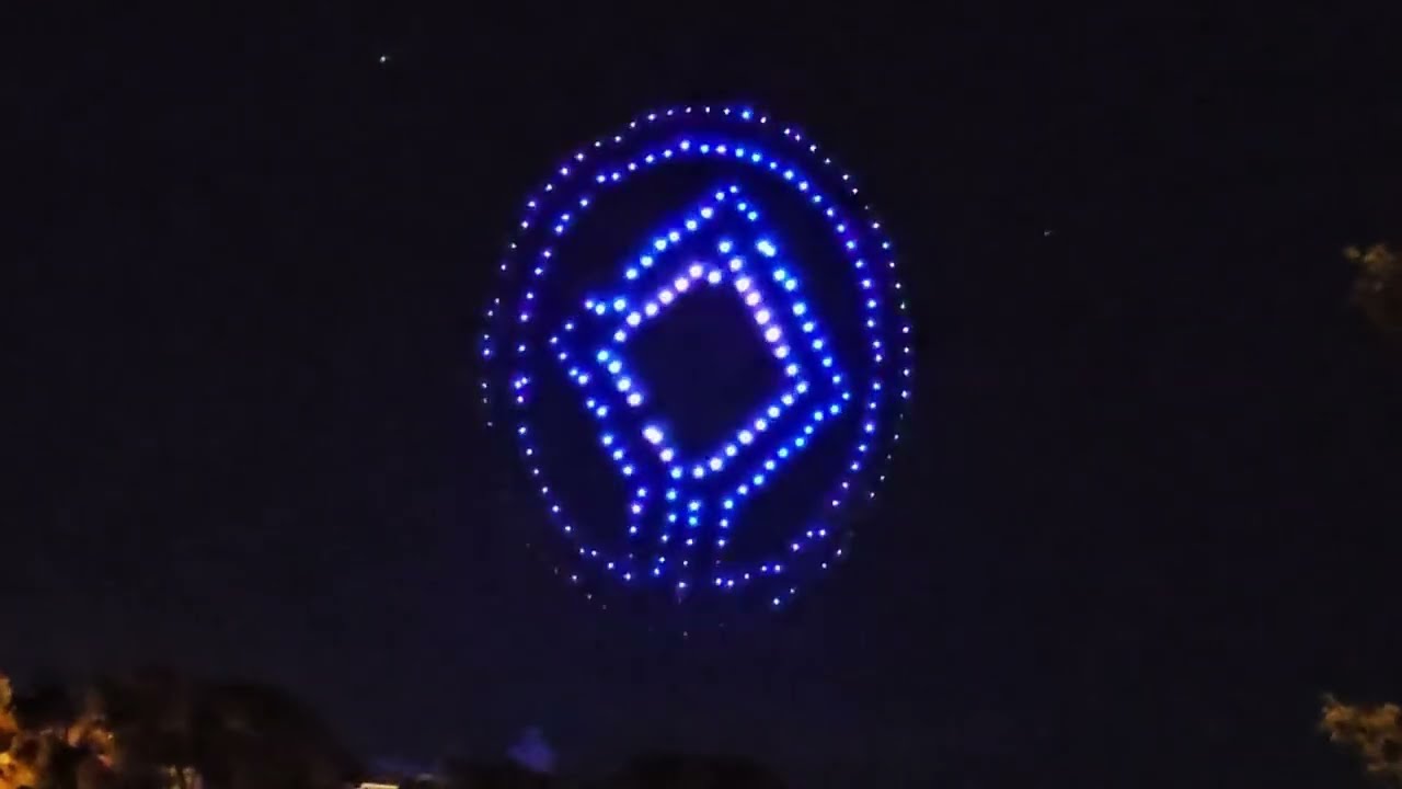 Espectáculo de drones en Segovia. Ciudades Patrimonio de la Humanidad 14/9/2024