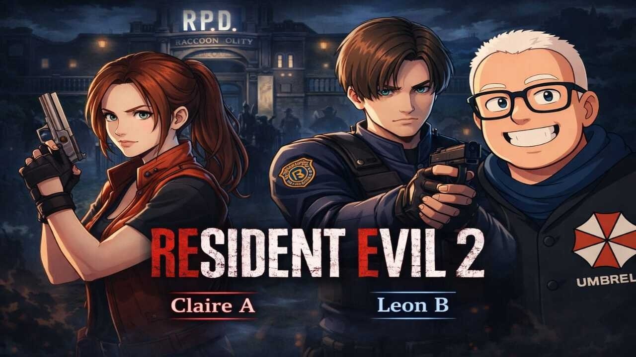 PS5 | RESIDENT EVIL 2 CLAIRE A E LEON B | MARATONA RESIDENT EVIL DO 0 AO 8