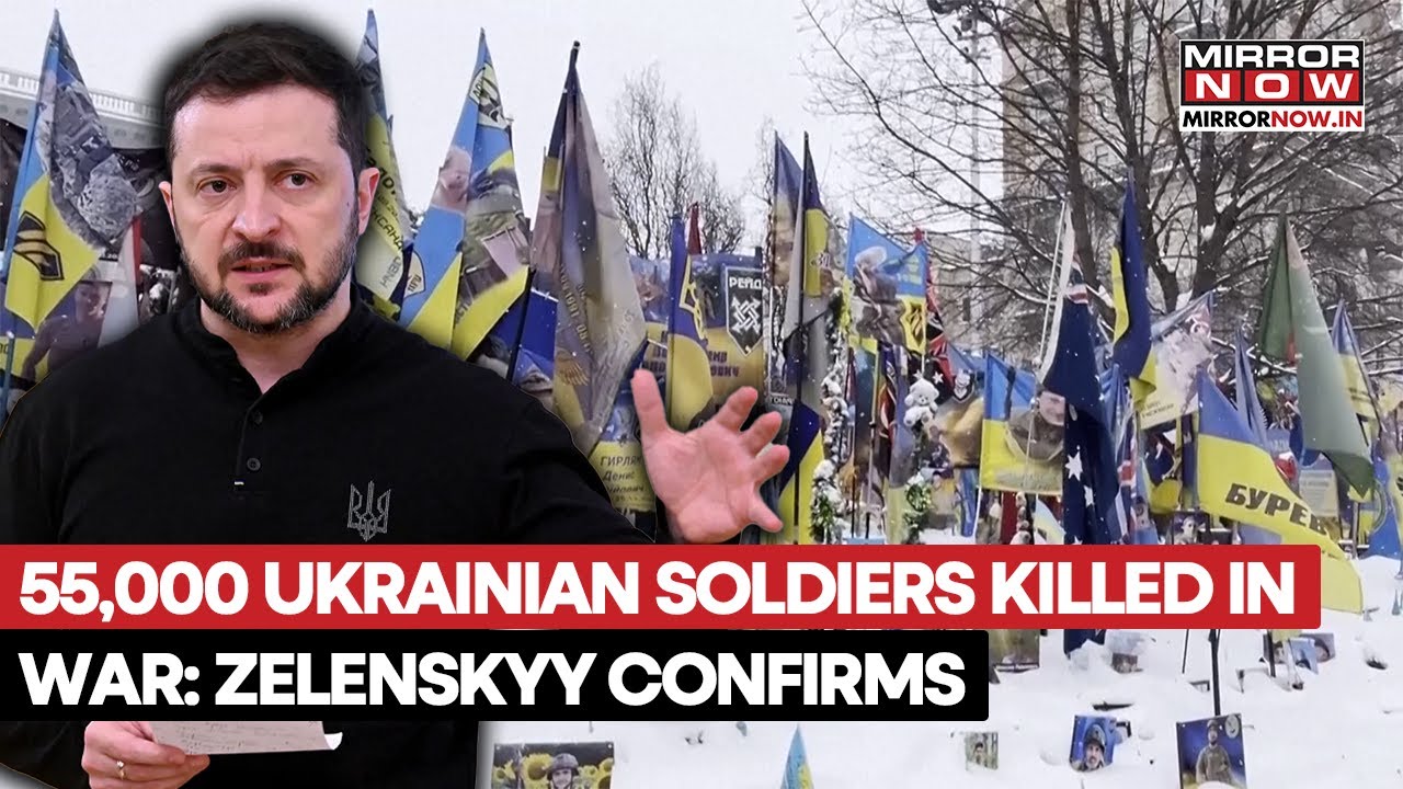 Zelenskyy Reveals War Death Toll Since Russia Invaded Ukraine, Says '55,000 Soldiers Killed In War'