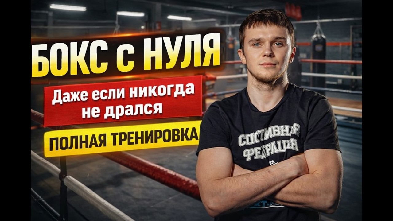 БОКС С НУЛЯ. Тренировка для начинающих от мастера спорта. Даже если никогда не дрался.