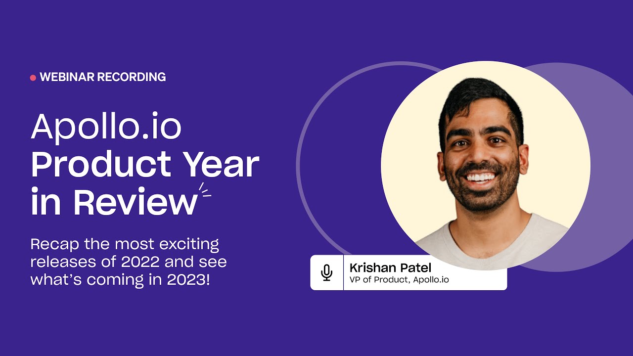 Apollo Product Year in Review Webinar
